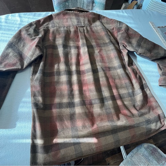 Red Head Brand Mens Brown Button Front Corduroy Casual Plaid -Size 2XLT - Picture 10 of 15